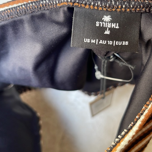 Free People Thrills high waisted stripe bikini bottom - Picture 6 of 6